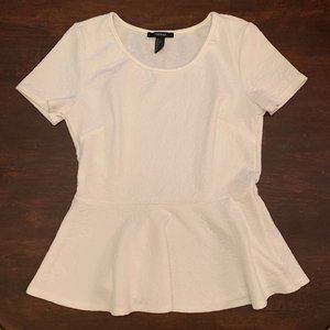 Forever 21 Peplum Blouse